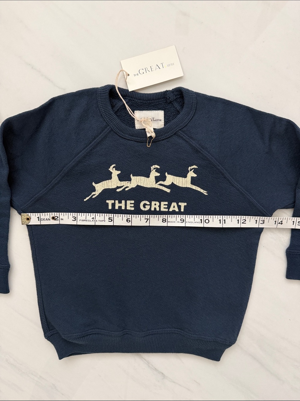 NEW The Great The Little College Sweatshirt with Deer Graphic Size 2T - Picture 2 of 6